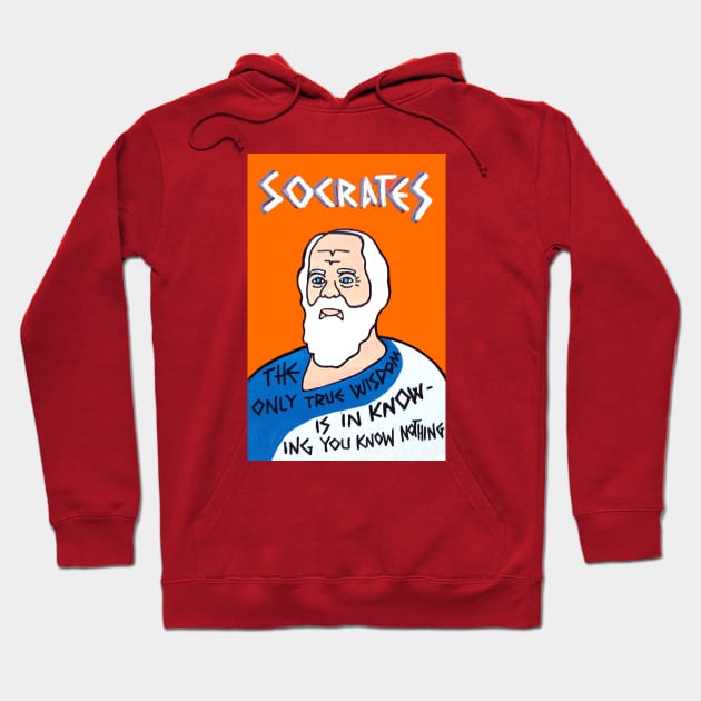 Socrates Hoodie by krusefolkart